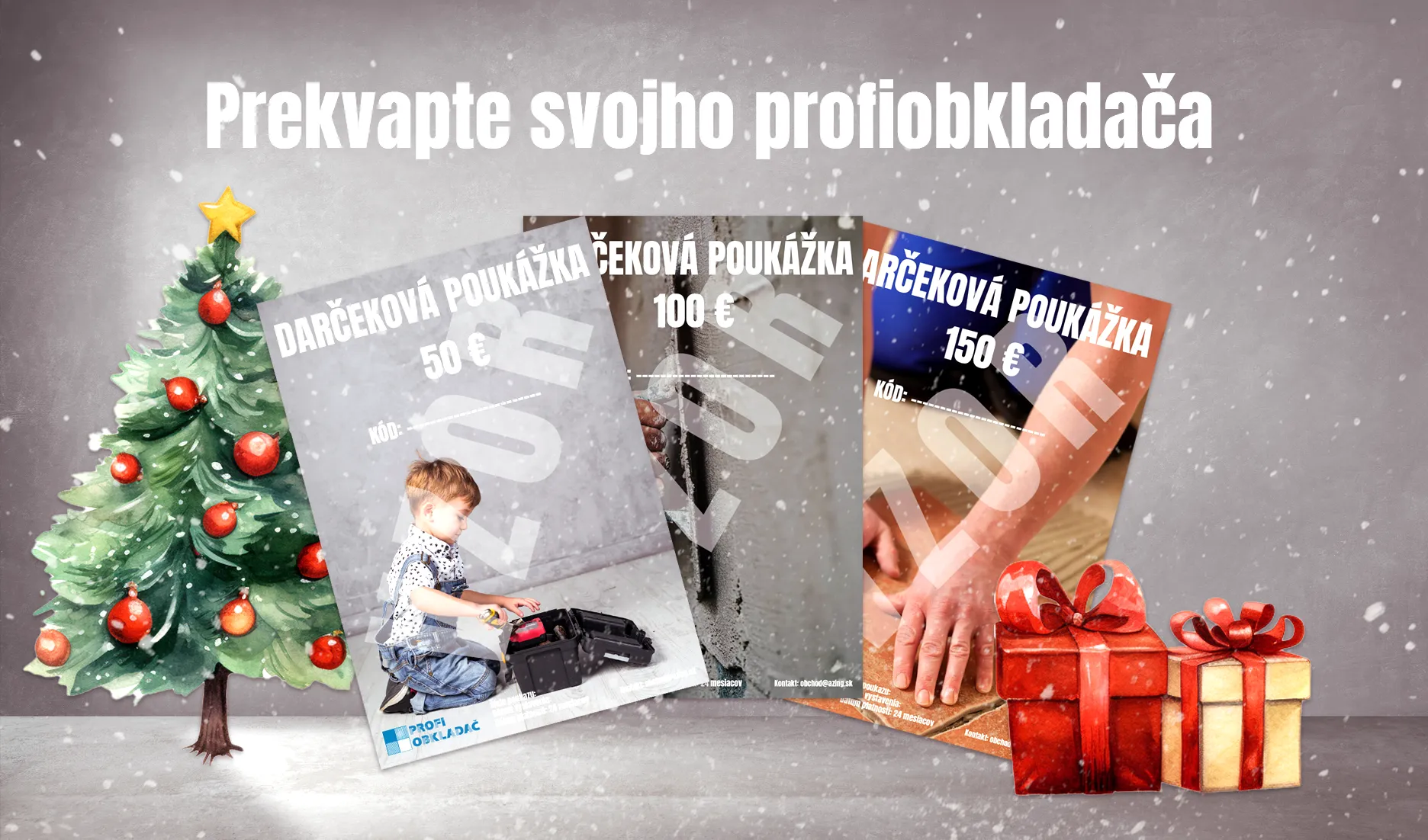 Darčekové poukážky