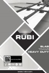 RUBI SLAB SYSTEM HEAVY DUTY užívateľský manuál