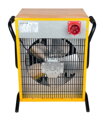 Ohrievač má veľký 350 mm ventilátor a pripojenie na 400 V napájanie