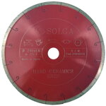 Diamantový kotúč SOLGA na tvrdú keramiku a gres 230/25,4 (Ref: 20010231)