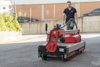 Píla RUBI DCX-250 Xpert sa jednoducho skladá a prenáša Jednoduchá manipulácia s pílou RUBI DCX-250 Xpert
