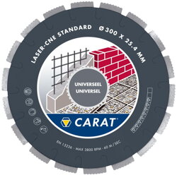 Diamantový kotúč CARAT CNE STANDARD 250/25,4 na univerzálne použitie (Ref: CNE2504DC0)