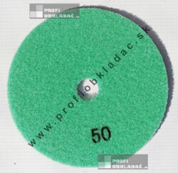Diamantový leštiaci kotúč DEDRA 125 mm #50 pre suché leštenie (Ref: H12H0050)