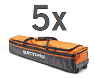 Sada 5 kusov tašiek BATTIPAV Soft Case 1670 mm pre ručné rezačky  (Art.: 613010IS)