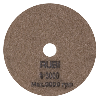 Flexibilný diamantový leštiaci kotúč RUBI 100 mm #3000 pre suché leštenie (Ref.: 62976)