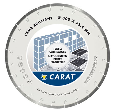 Diamantový kotúč Carat CSMB Brilliant 300/25,4 (Ref: CSMB3004D0)