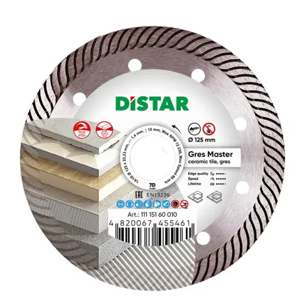 Diamantový kotúč DISTAR 1A1R 125 GRES MASTER (Ref: 11115160010)