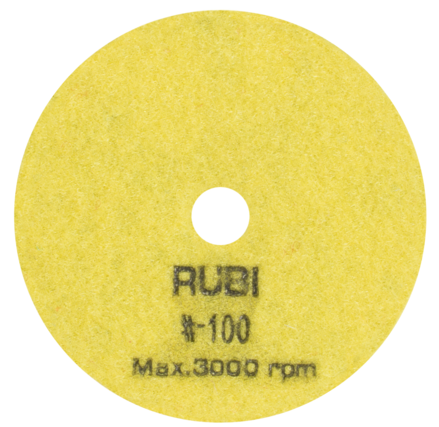 Flexibilný diamantový leštiaci kotúč RUBI 100 mm #100 pre suché leštenie (Ref: 62971)