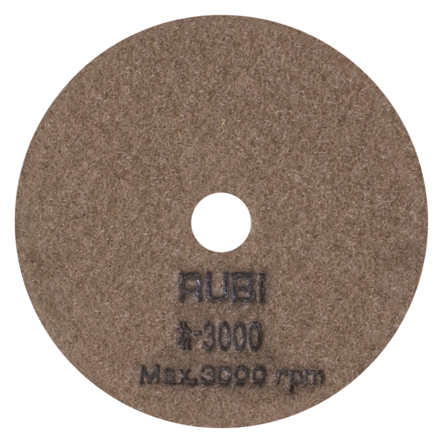 Flexibilný diamantový leštiaci kotúč RUBI 100 mm #3000 pre suché leštenie (Ref: 62976)