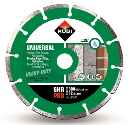 Diamantový kotúč RUBI SHR 300 PRO Universal (Ref: 32972)