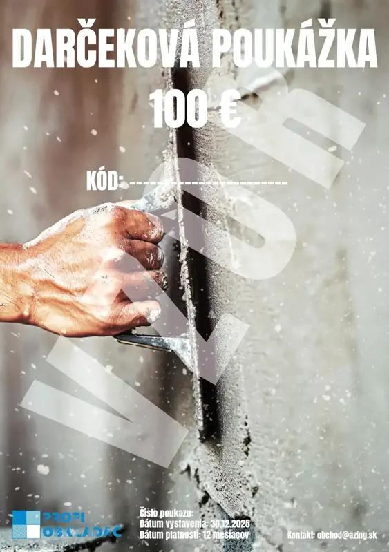 Darčeková poukážka - 100 EUR