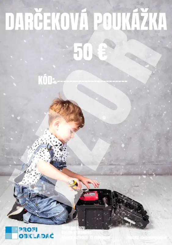 Darčeková poukážka - 50 EUR