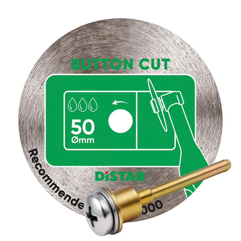 Diamantový kotúč DISTAR 50x0,6x5,8F BUTTON CUT s prírubou (Ref: 11120159106)