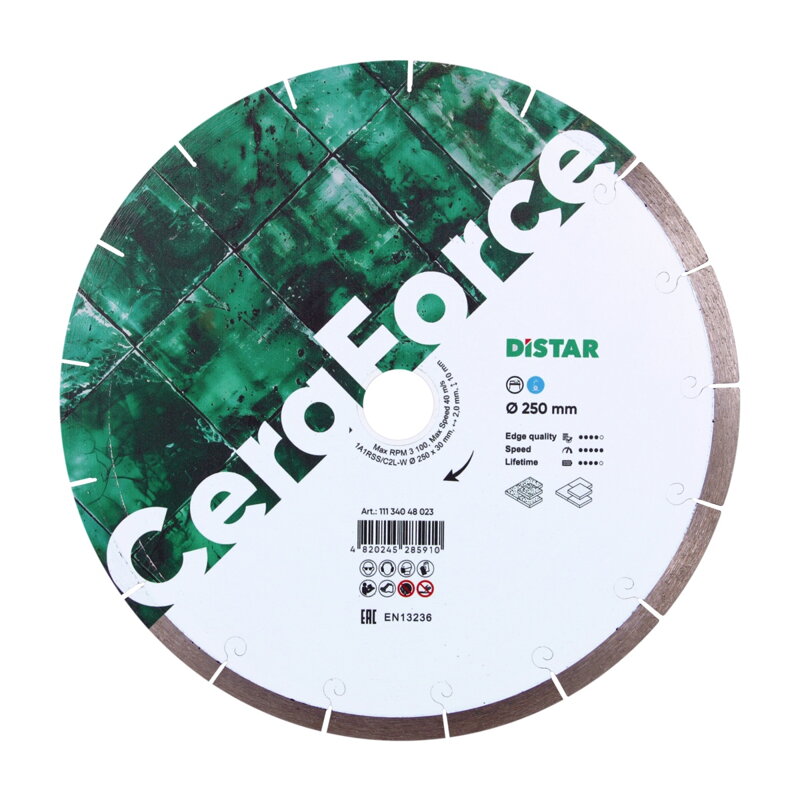 Diamantový kotúč DISTAR 1A1RSS 250x30 CeraForce (Ref: 11134048023)