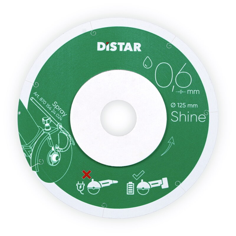 Diamantový kotúč DISTAR 1A1R 125 SHINE - extra tenký 0,6 mm (Ref: 11127457030) Diamantový kotúč DISTAR 1A1R 125 SHINE - extra tenký 0,6 mm (Ref: 11127457030)