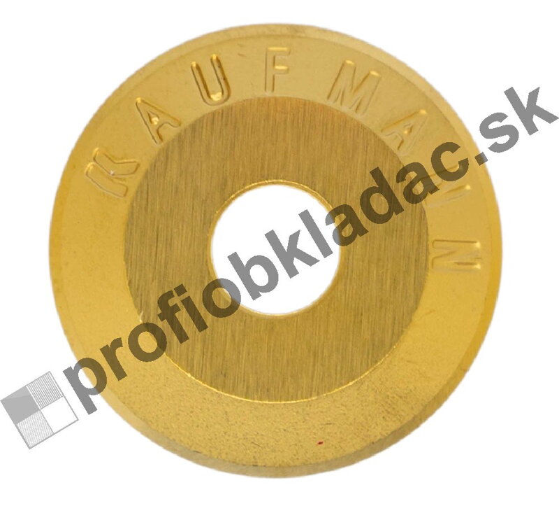 Rezné koliesko Kaufmann Profi TiN (zlaté) (Ref: 10.980.25)