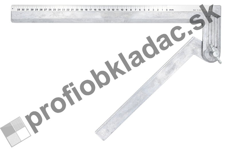 Pravítko 340 mm s dorazom pre rezačky Kaufmann Standard a Rock (Ref: 10.406.03)