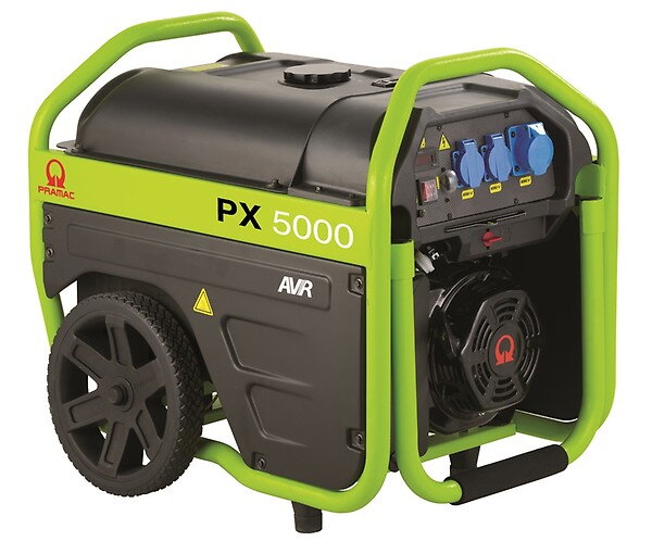 Jednofázová elektrocentrála Pramac PX5000 AVR - 3,6 kW (Ref: PK332SX1000)